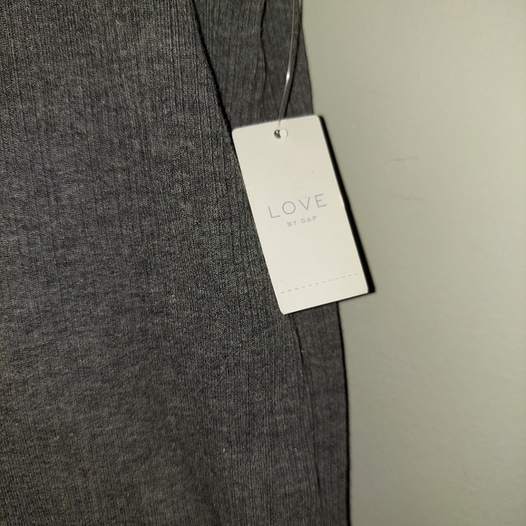 Love by Gap Gray Button Down Top XL - Picture 3 of 8
